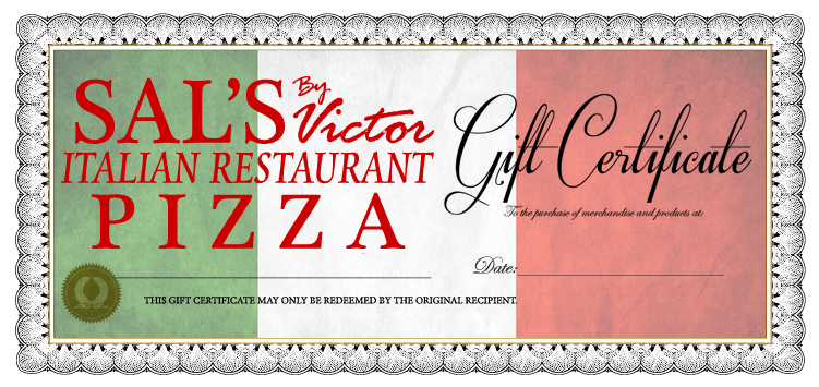 Photo of Gift Certificates